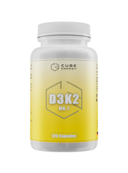 Cube Energy Vitamin D3+K2, 120 Kapseln