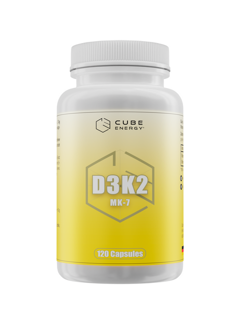 Cube Energy Vitamin D3+K2, 120 Kapseln